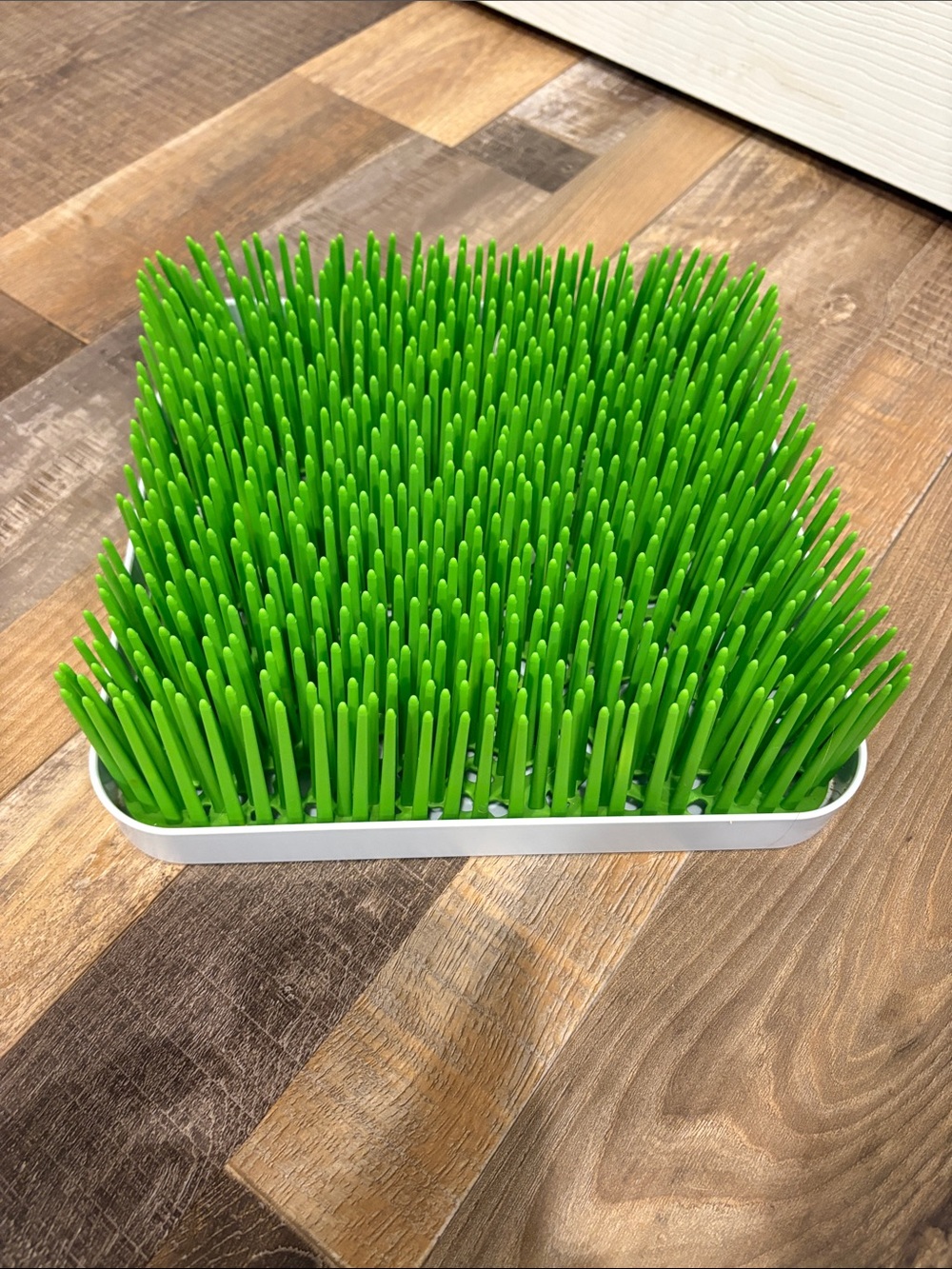 Green Baby Bottle Drying Grass Rack